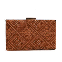 Chantique Clutch - Musturd Brown