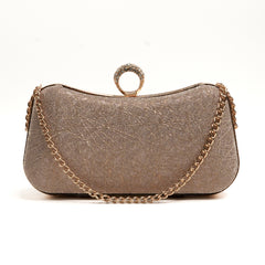 Glamour Ring Clutch - Golden