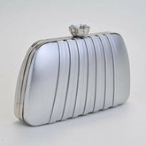 Gleamy Clutch 02 - Silver