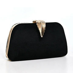 Mystic Velvet Clutch 02 - Black