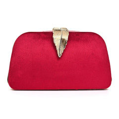 Mystic Velvet Clutch 02 - Maroon