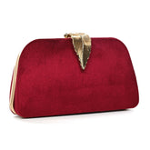 Mystic Velvet Clutch 02 - Maroon