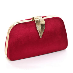 Mystic Velvet Clutch 02 - Maroon