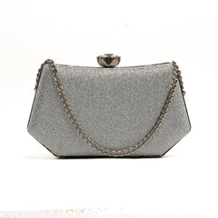 Shimmer Clutch - Silver