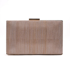 Stripo Clutch - Peach Gold