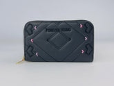 Forever Young Embroidered Black Wallet