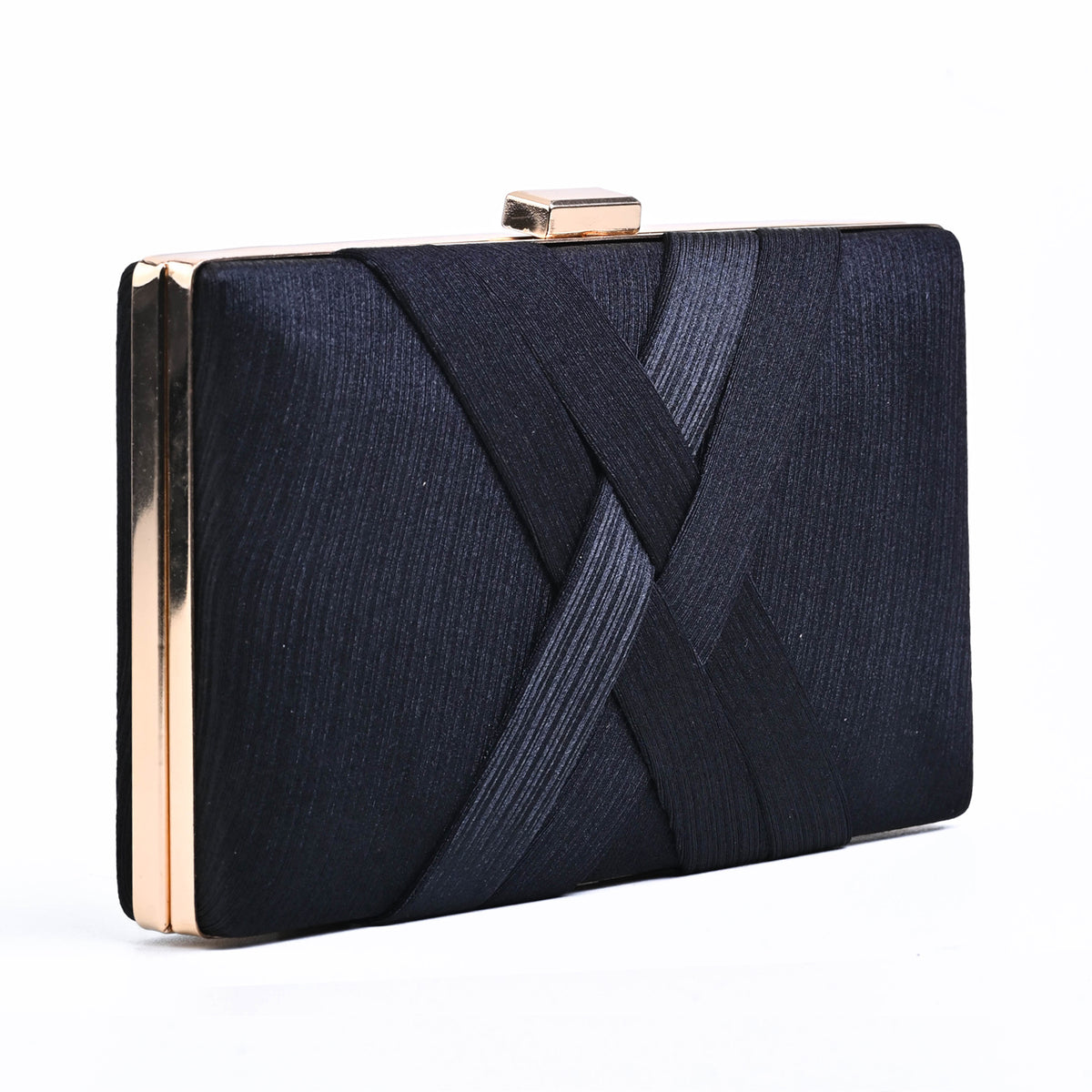 Satin Clutch - Black