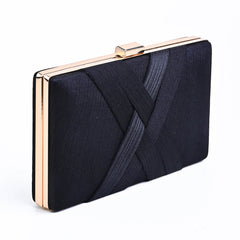 Satin Clutch - Black