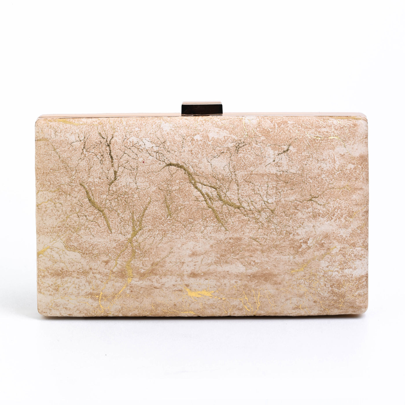 Marble Clutch - Beige