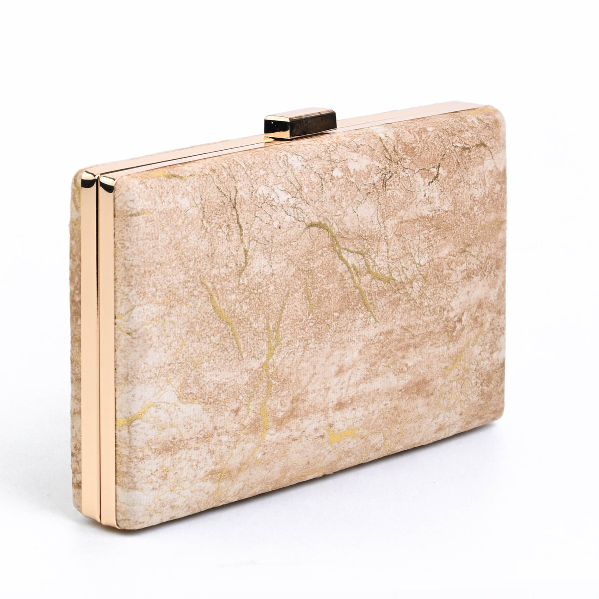 Marble Clutch - Beige