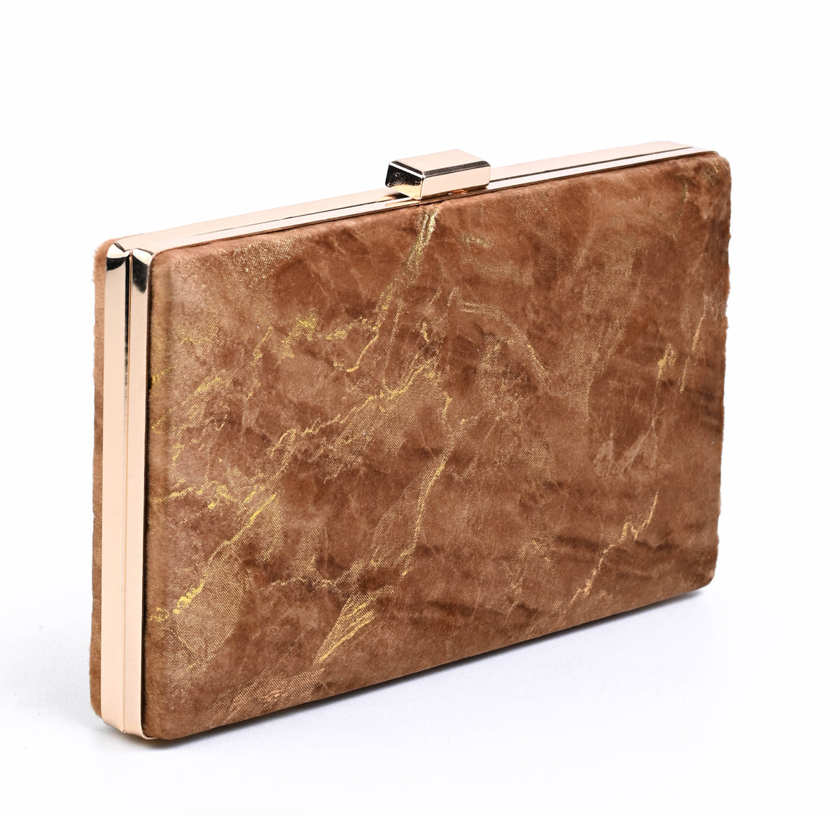 Marble Clutch - Camel