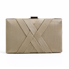 Satin Clutch - Gold