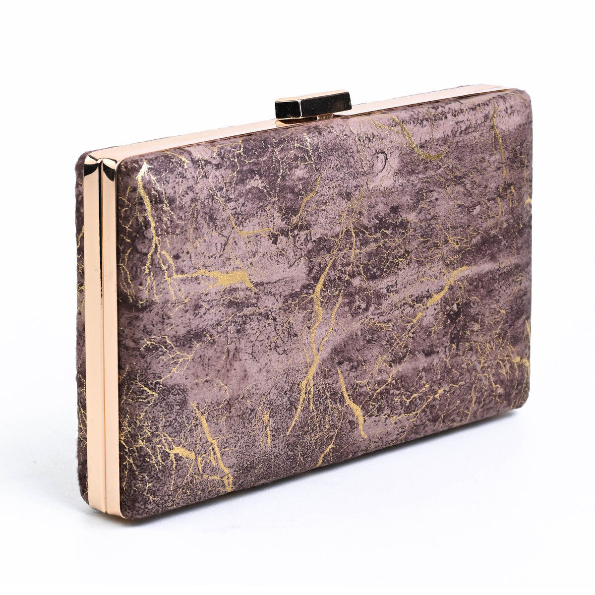 Marble Clutch - Rose Gold