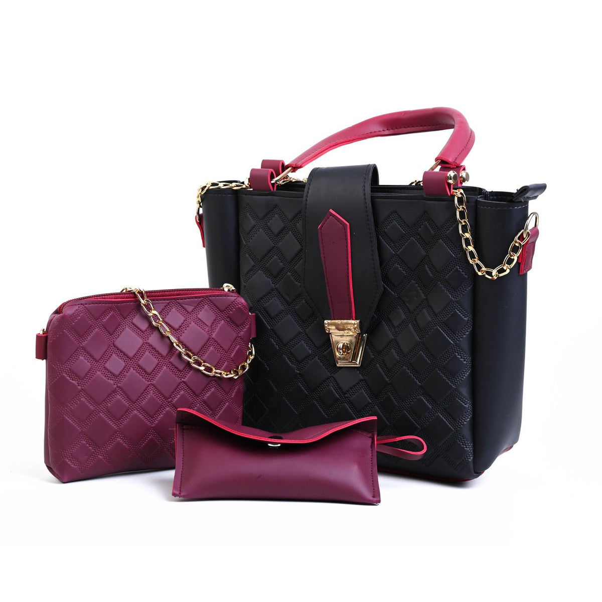 3 in 1 Handbag Set - 05 - Zenana