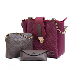 3 in 1 Handbag Set - 06 - Zenana