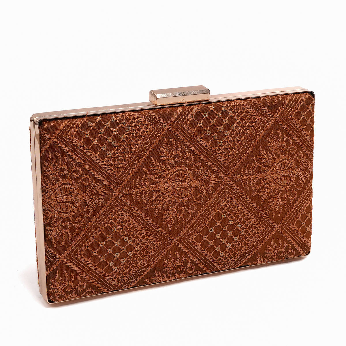 Chantique Clutch - Musturd Brown