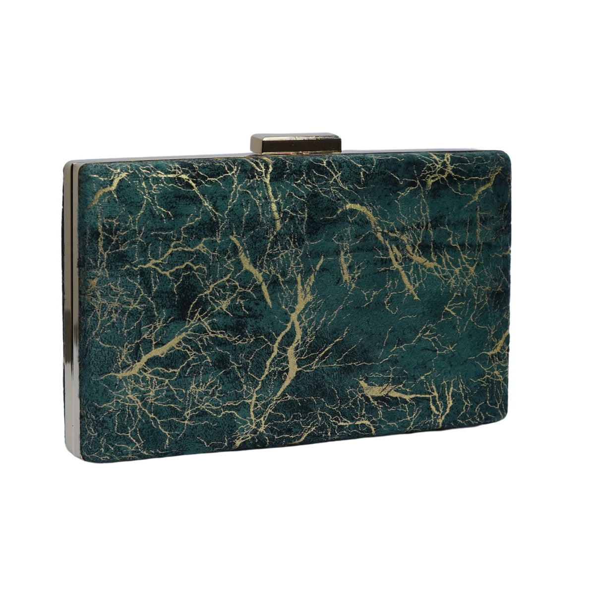 Marble Clutch - Green