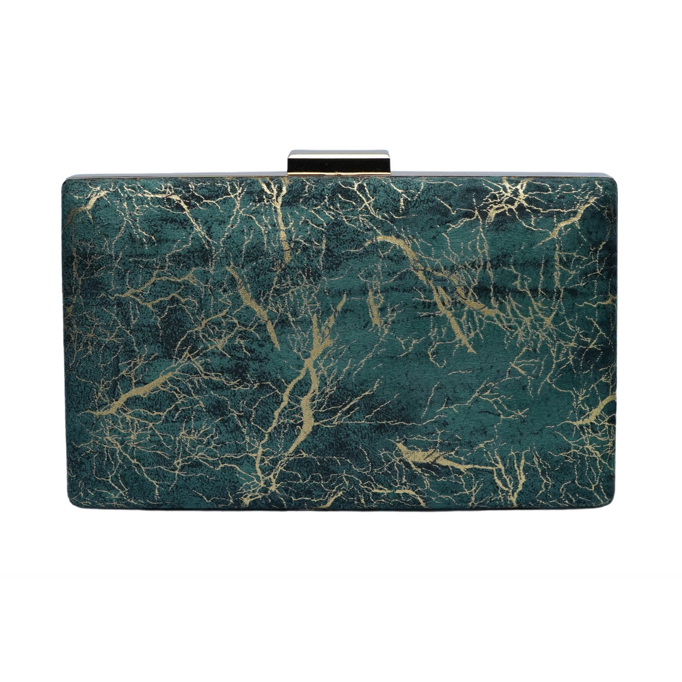 Marble Clutch - Green