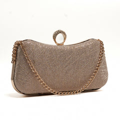 Glamour Ring Clutch - Golden