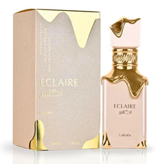 Lattafa Eclaire – 100 ml Creamy Caramel Vanilla EDP (Unisex Dessert Scent)