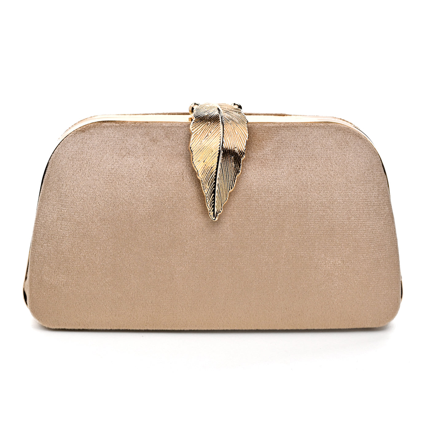 Mystic Velvet Clutch 02 - Beige