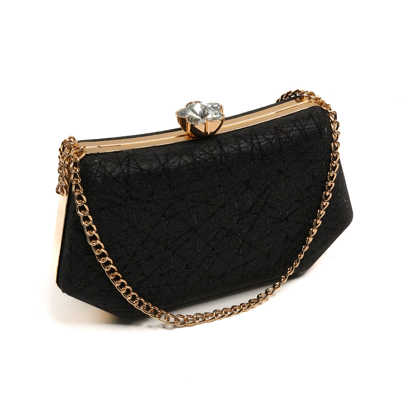 Shimmer Clutch - Black
