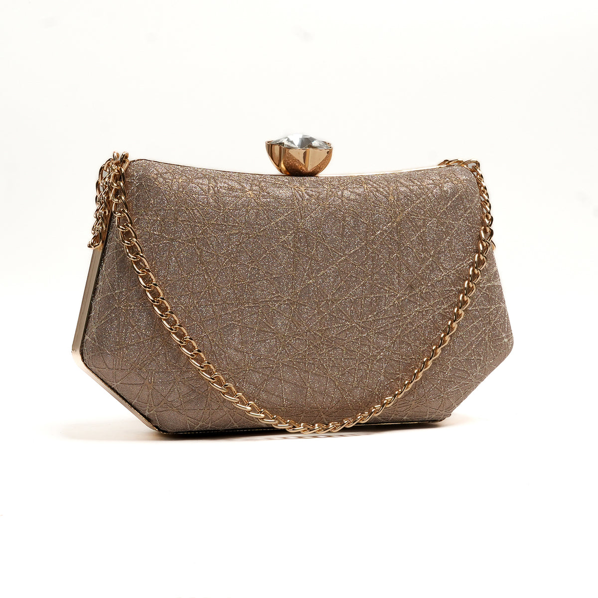 Shimmer Clutch - Golden