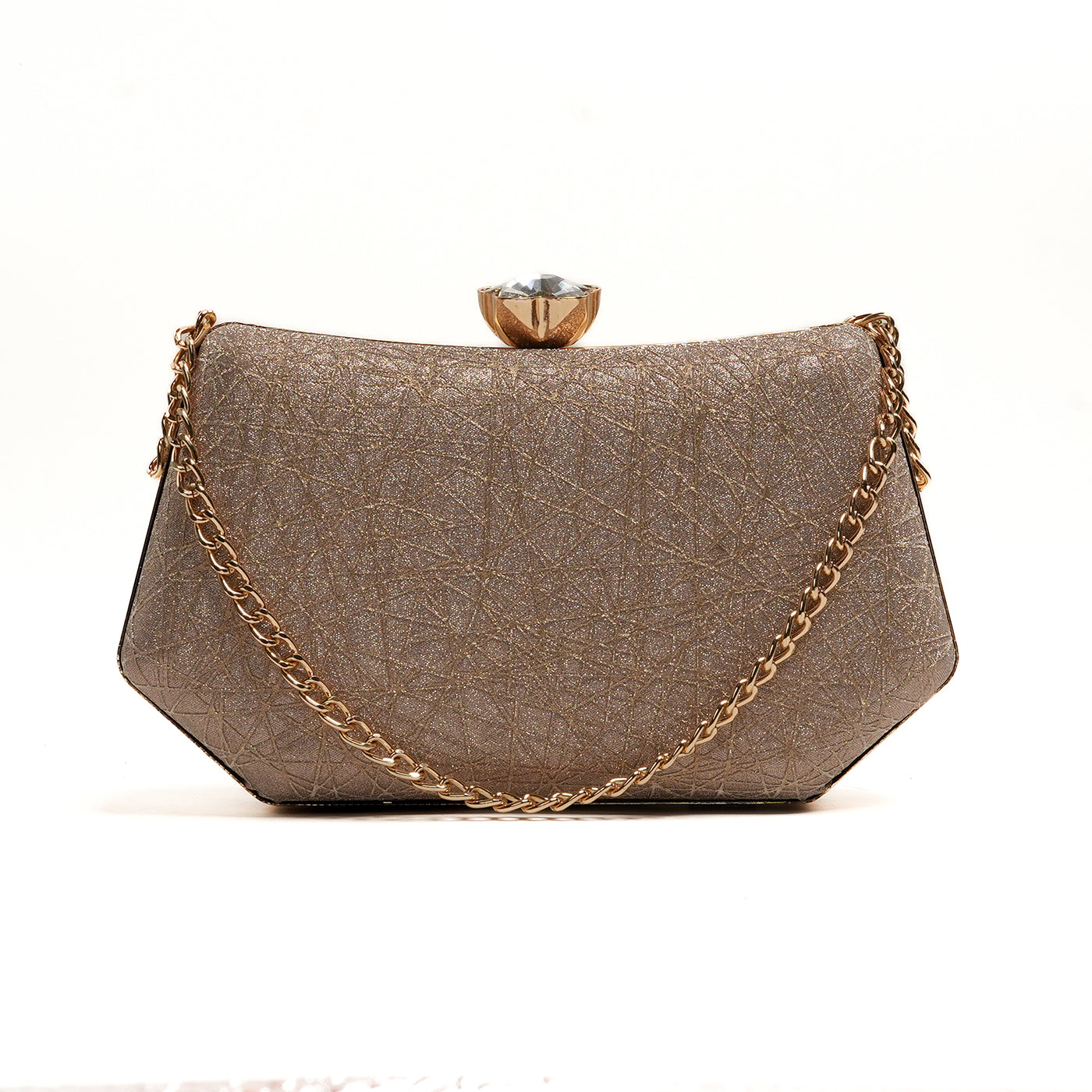Shimmer Clutch - Golden