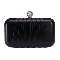 Gleamy Clutch - Black - Zenana