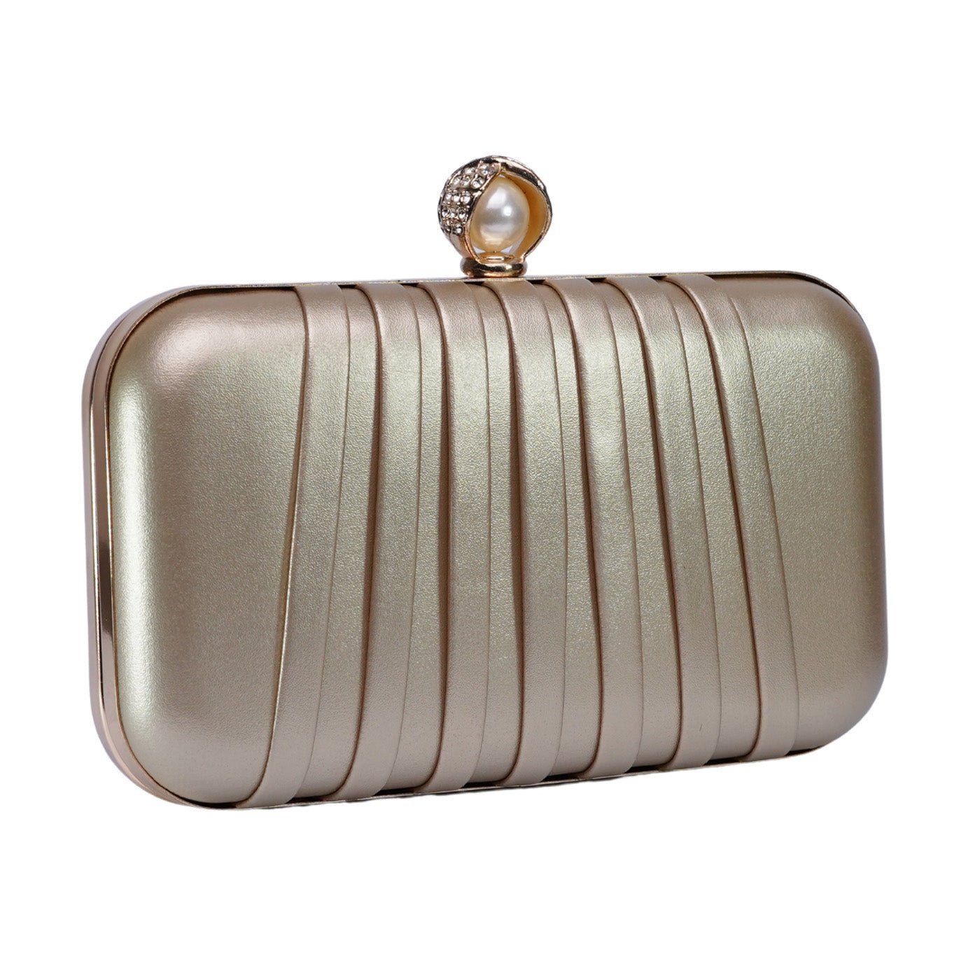 Gleamy Clutch - Gold - Zenana