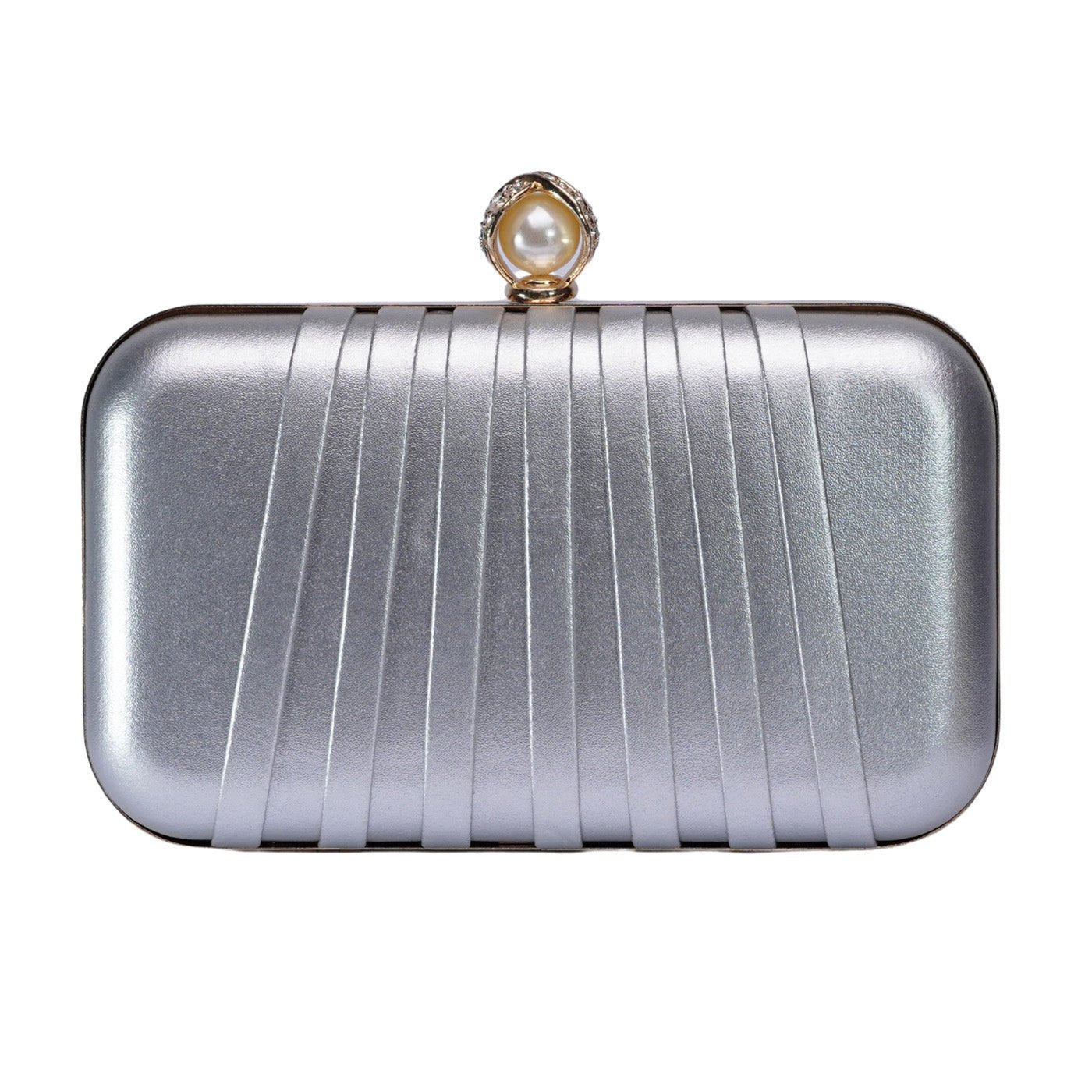 Gleamy Clutch - Silver - Zenana