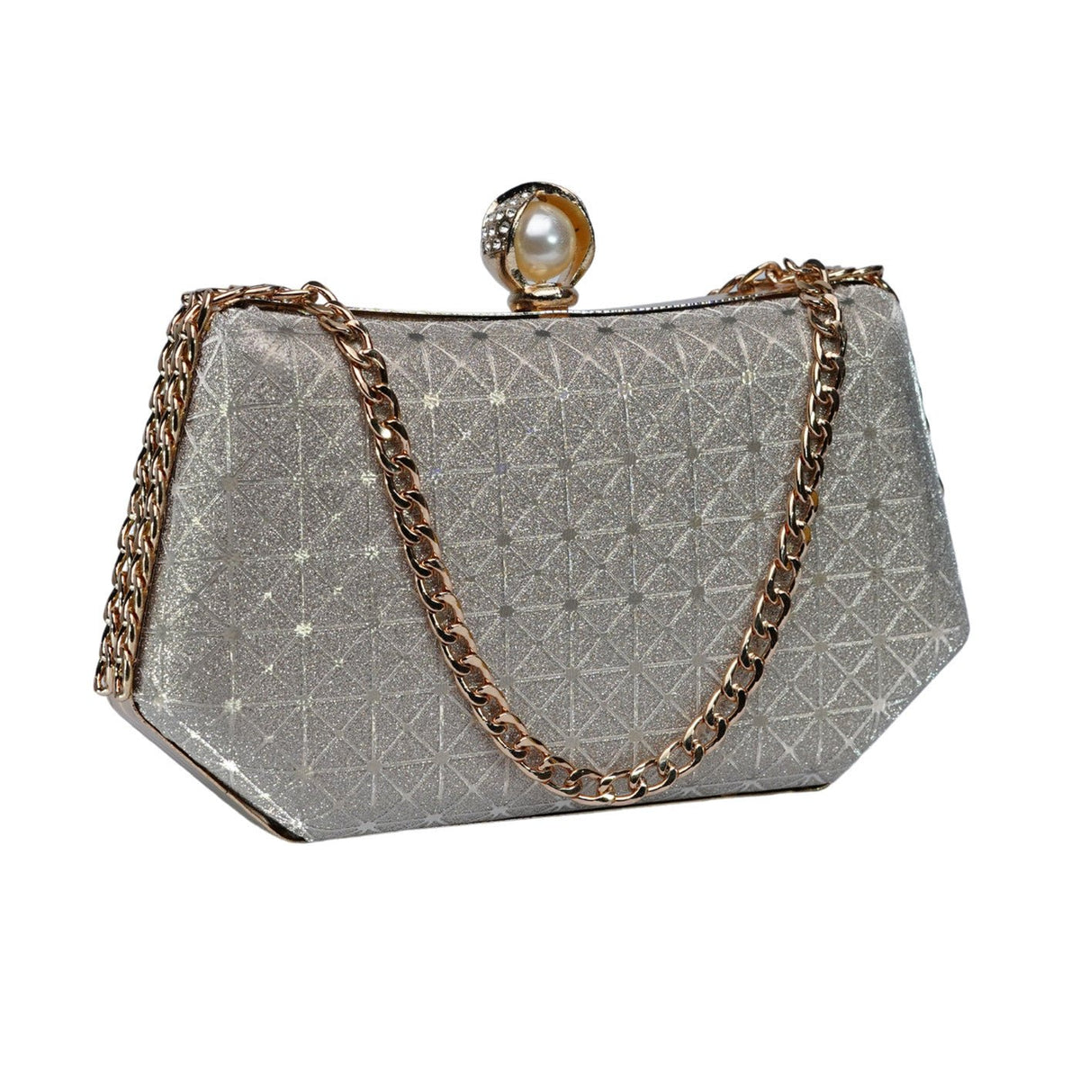 Luminous Clutch 02 - Champagne - Zenana