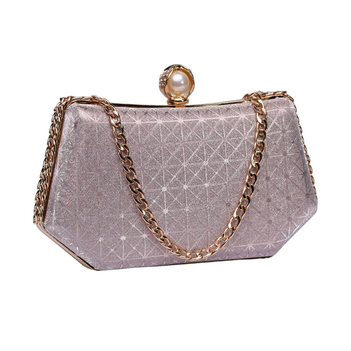 Luminous Clutch 02 - Pink - Zenana