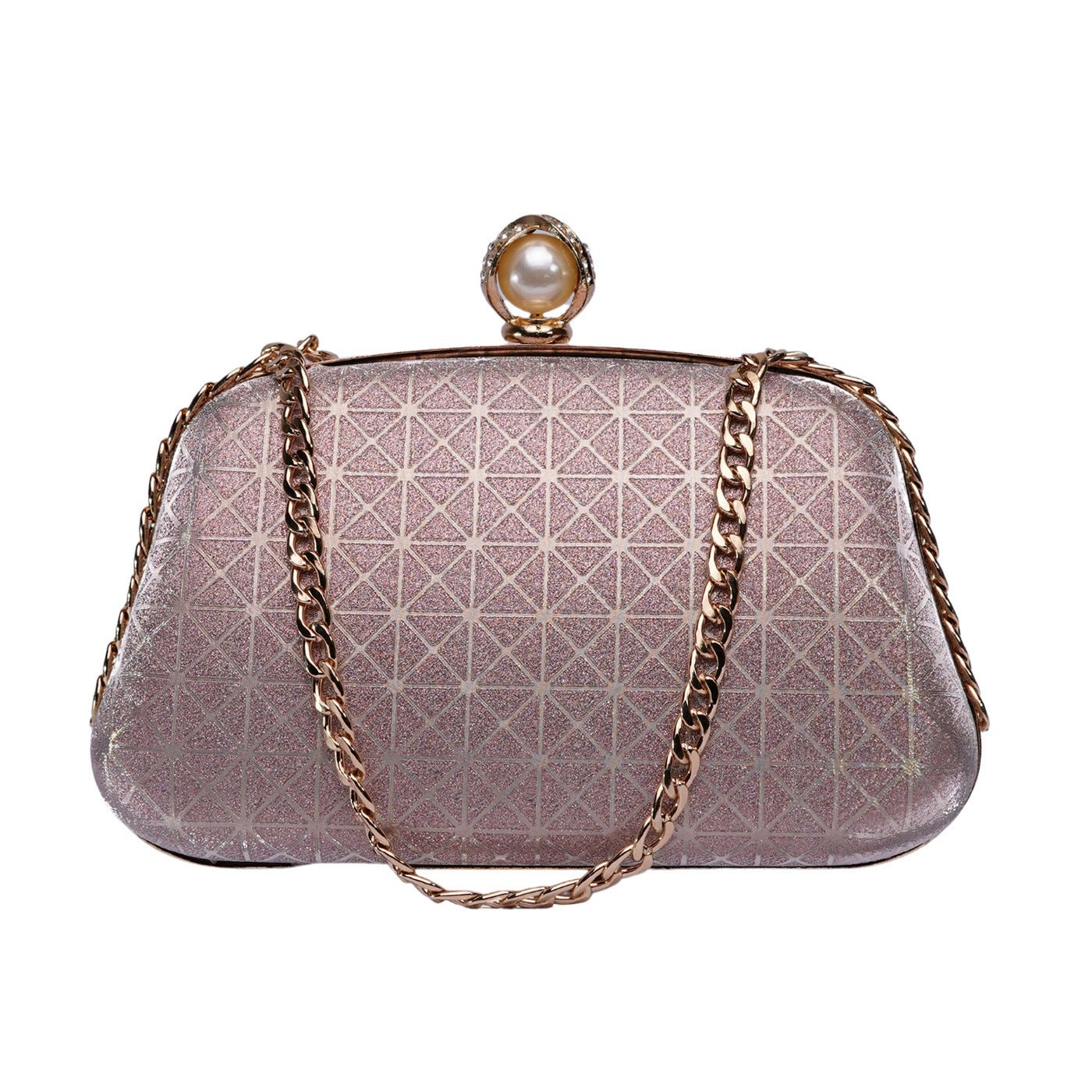 Luminous Clutch 03 - Pink - Zenana