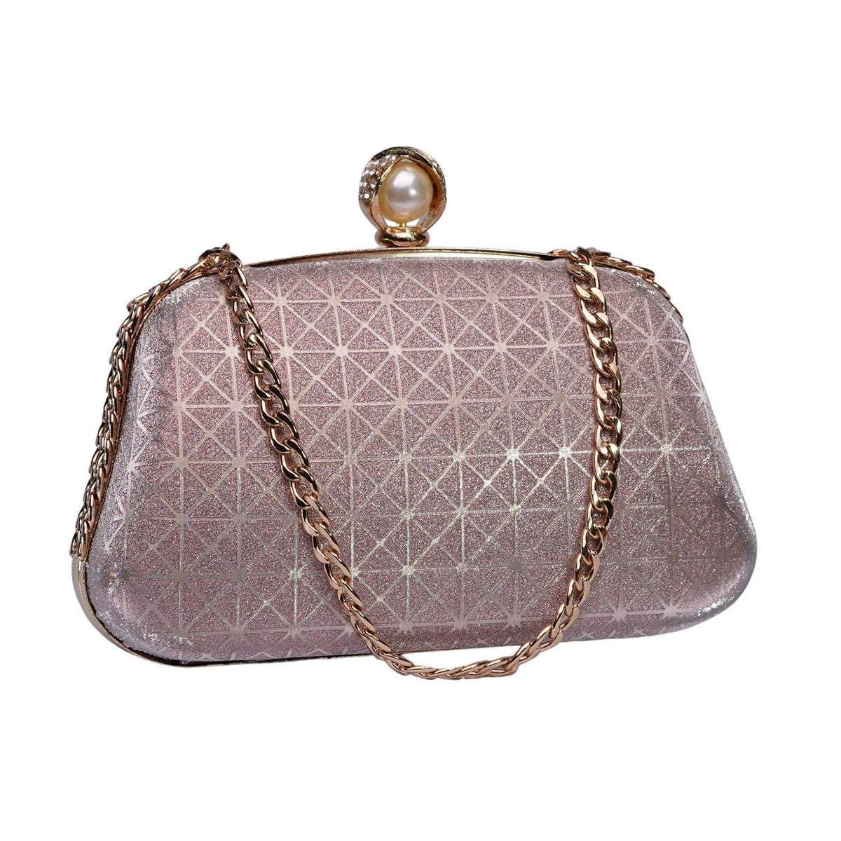 Luminous Clutch 03 - Pink - Zenana